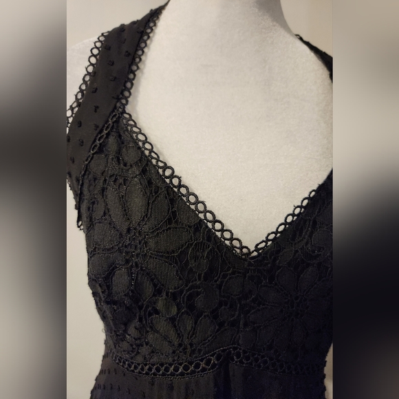 Black Cotton Dress - Picture 5 of 7